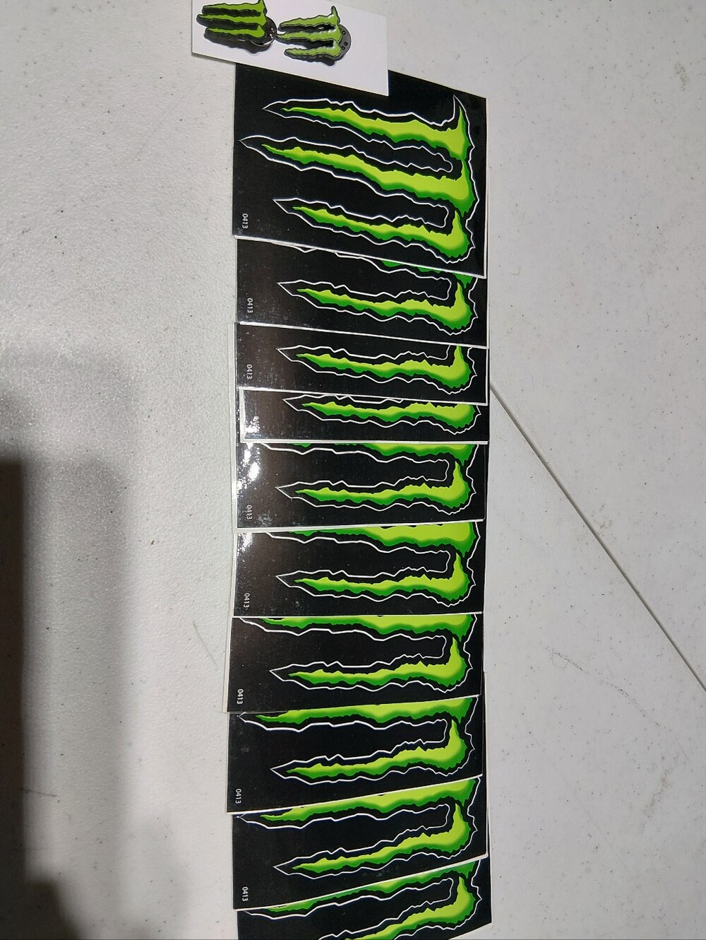 Green Monster Claw Sticker Decal for Phones and Accessories